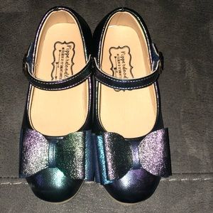 Peacock bow shoes (SOLD)